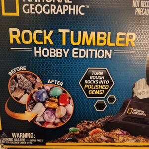 National Geographic Hobby Rock Tumbler Kit - New in Box